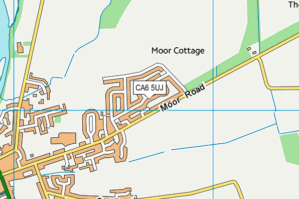 CA6 5UJ map - OS VectorMap District (Ordnance Survey)