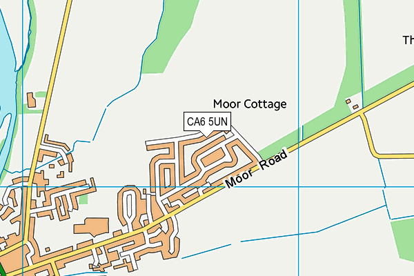 CA6 5UN map - OS VectorMap District (Ordnance Survey)