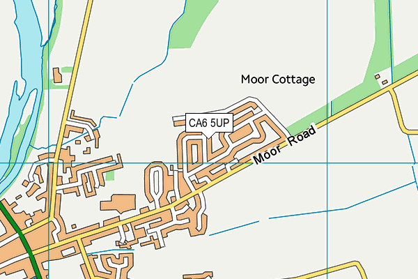 CA6 5UP map - OS VectorMap District (Ordnance Survey)