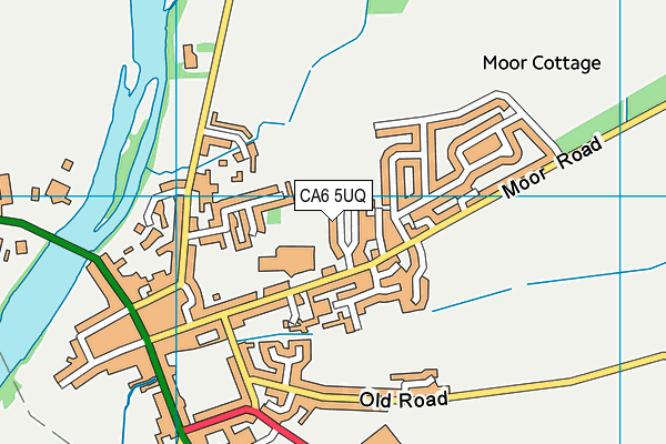 CA6 5UQ map - OS VectorMap District (Ordnance Survey)