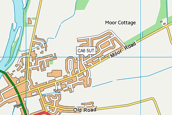 CA6 5UT map - OS VectorMap District (Ordnance Survey)