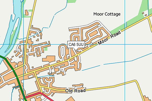 CA6 5UU map - OS VectorMap District (Ordnance Survey)