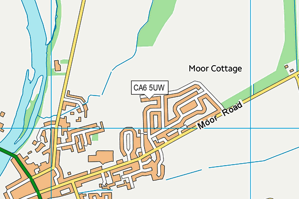 CA6 5UW map - OS VectorMap District (Ordnance Survey)