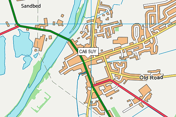 CA6 5UY map - OS VectorMap District (Ordnance Survey)
