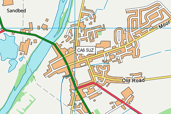 CA6 5UZ map - OS VectorMap District (Ordnance Survey)