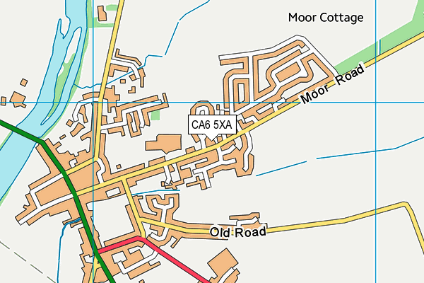 CA6 5XA map - OS VectorMap District (Ordnance Survey)