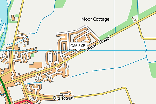 CA6 5XB map - OS VectorMap District (Ordnance Survey)
