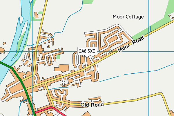 CA6 5XE map - OS VectorMap District (Ordnance Survey)