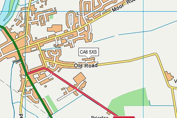 CA6 5XS map - OS VectorMap District (Ordnance Survey)