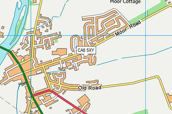 CA6 5XY map - OS VectorMap District (Ordnance Survey)