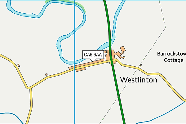 CA6 6AA map - OS VectorMap District (Ordnance Survey)