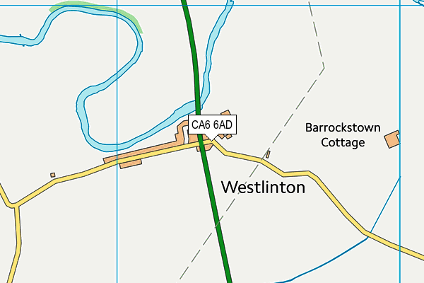 CA6 6AD map - OS VectorMap District (Ordnance Survey)