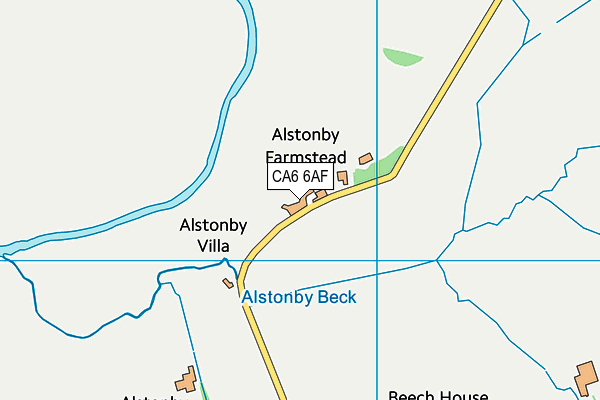 CA6 6AF map - OS VectorMap District (Ordnance Survey)