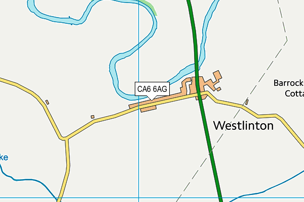 CA6 6AG map - OS VectorMap District (Ordnance Survey)