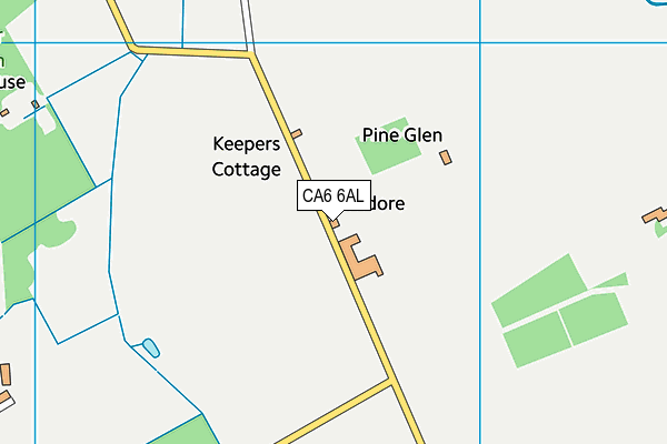 CA6 6AL map - OS VectorMap District (Ordnance Survey)