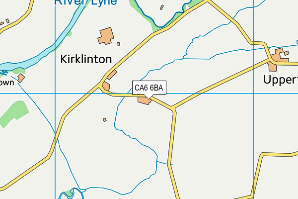 CA6 6BA map - OS VectorMap District (Ordnance Survey)