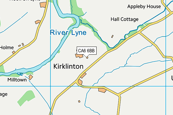 CA6 6BB map - OS VectorMap District (Ordnance Survey)