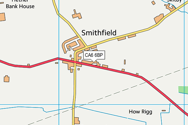 CA6 6BP map - OS VectorMap District (Ordnance Survey)