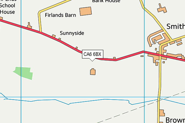 CA6 6BX map - OS VectorMap District (Ordnance Survey)