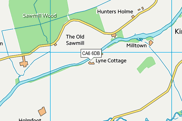 CA6 6DB map - OS VectorMap District (Ordnance Survey)