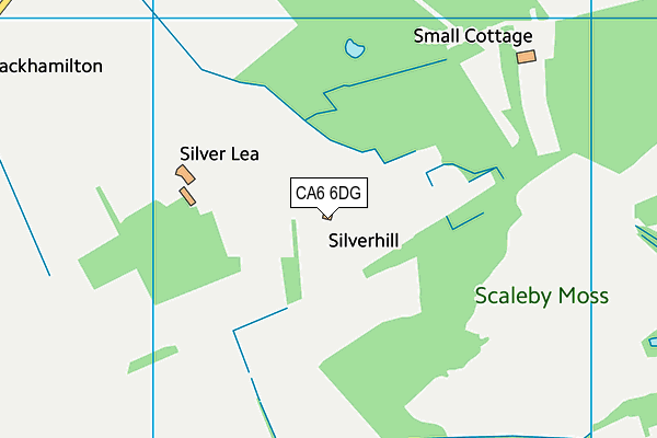 CA6 6DG map - OS VectorMap District (Ordnance Survey)