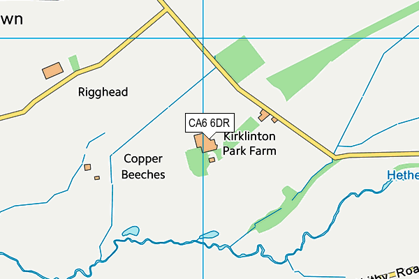 CA6 6DR map - OS VectorMap District (Ordnance Survey)