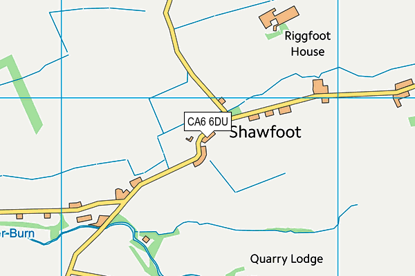 CA6 6DU map - OS VectorMap District (Ordnance Survey)