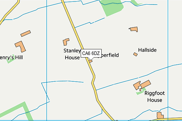 CA6 6DZ map - OS VectorMap District (Ordnance Survey)