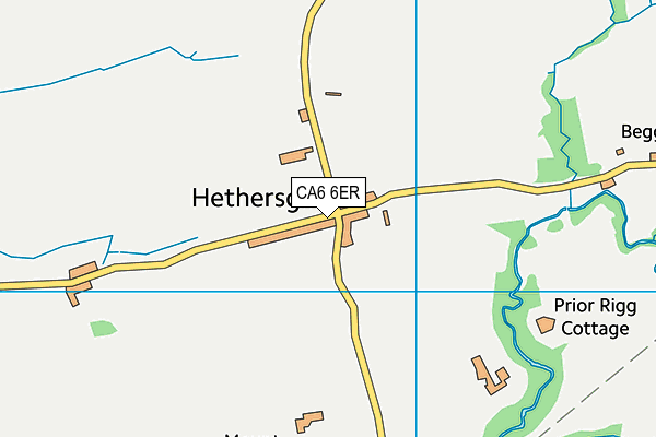 CA6 6ER map - OS VectorMap District (Ordnance Survey)