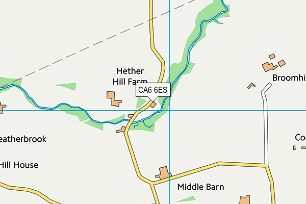 CA6 6ES map - OS VectorMap District (Ordnance Survey)