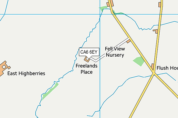CA6 6EY map - OS VectorMap District (Ordnance Survey)