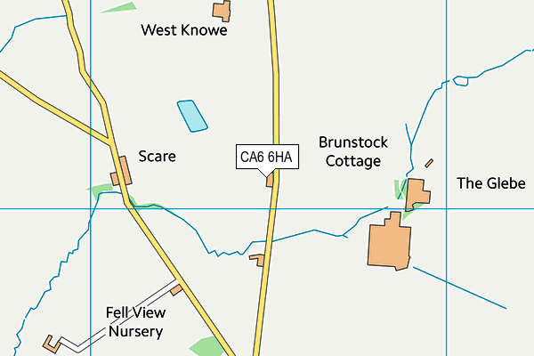 CA6 6HA map - OS VectorMap District (Ordnance Survey)