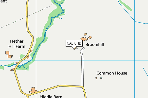 CA6 6HB map - OS VectorMap District (Ordnance Survey)