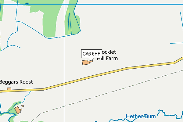 CA6 6HF map - OS VectorMap District (Ordnance Survey)