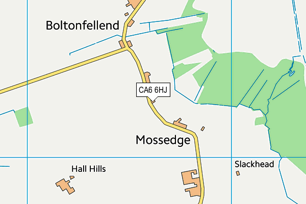 CA6 6HJ map - OS VectorMap District (Ordnance Survey)