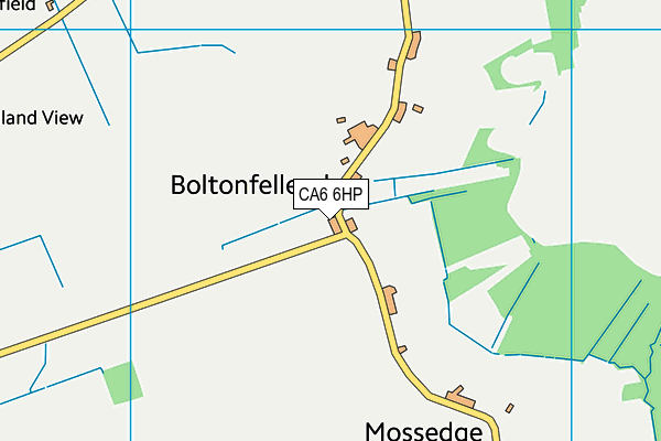 CA6 6HP map - OS VectorMap District (Ordnance Survey)