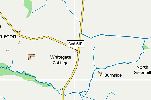 CA6 6JR map - OS VectorMap District (Ordnance Survey)