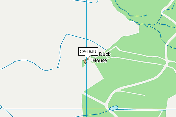 CA6 6JU map - OS VectorMap District (Ordnance Survey)