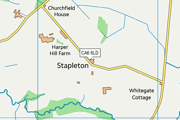 CA6 6LD map - OS VectorMap District (Ordnance Survey)