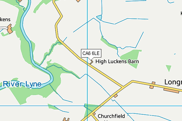 CA6 6LE map - OS VectorMap District (Ordnance Survey)
