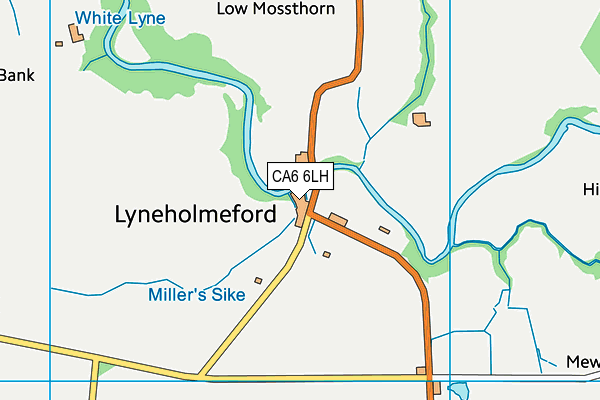 CA6 6LH map - OS VectorMap District (Ordnance Survey)