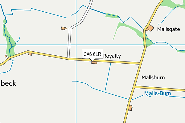 CA6 6LR map - OS VectorMap District (Ordnance Survey)