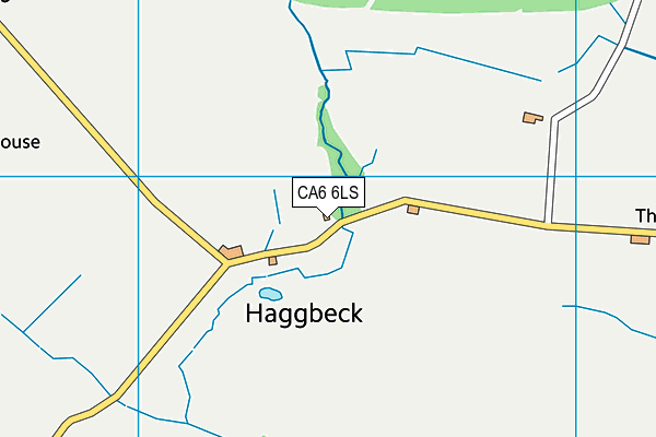 CA6 6LS map - OS VectorMap District (Ordnance Survey)