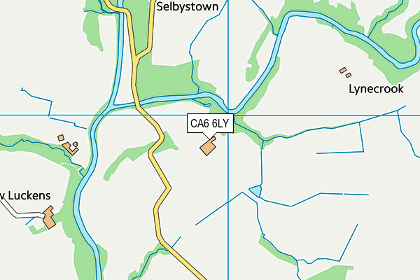 CA6 6LY map - OS VectorMap District (Ordnance Survey)