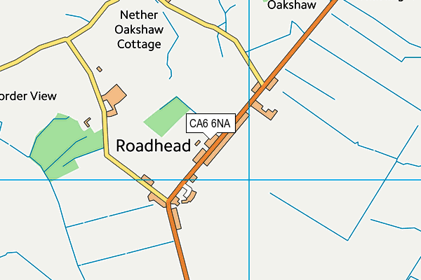 CA6 6NA map - OS VectorMap District (Ordnance Survey)