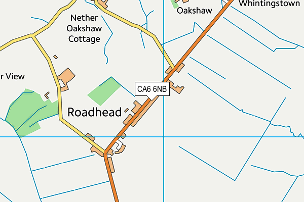 CA6 6NB map - OS VectorMap District (Ordnance Survey)