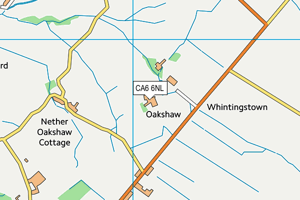 CA6 6NL map - OS VectorMap District (Ordnance Survey)