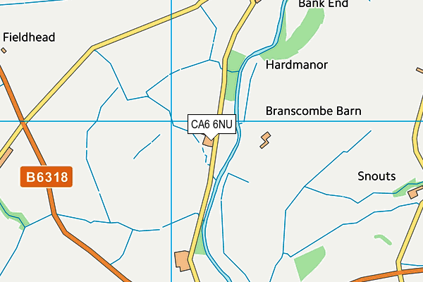 CA6 6NU map - OS VectorMap District (Ordnance Survey)