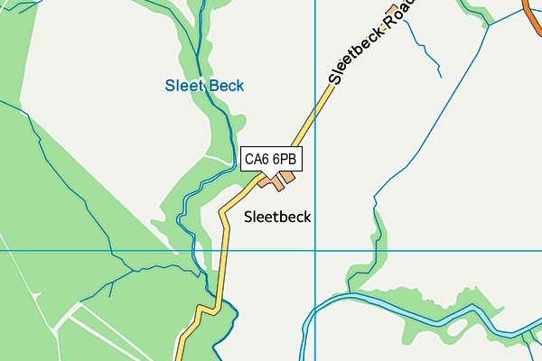 CA6 6PB map - OS VectorMap District (Ordnance Survey)