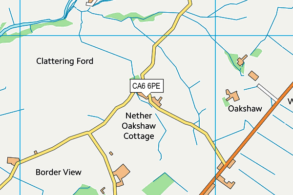 CA6 6PE map - OS VectorMap District (Ordnance Survey)